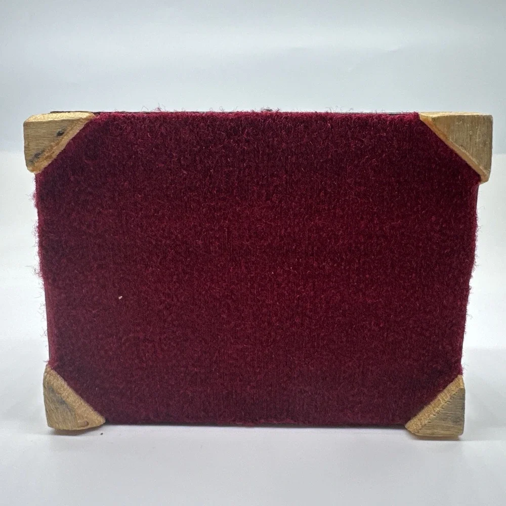 Persian Khatam Wooden Trinket Box  Hand Made-Damaged